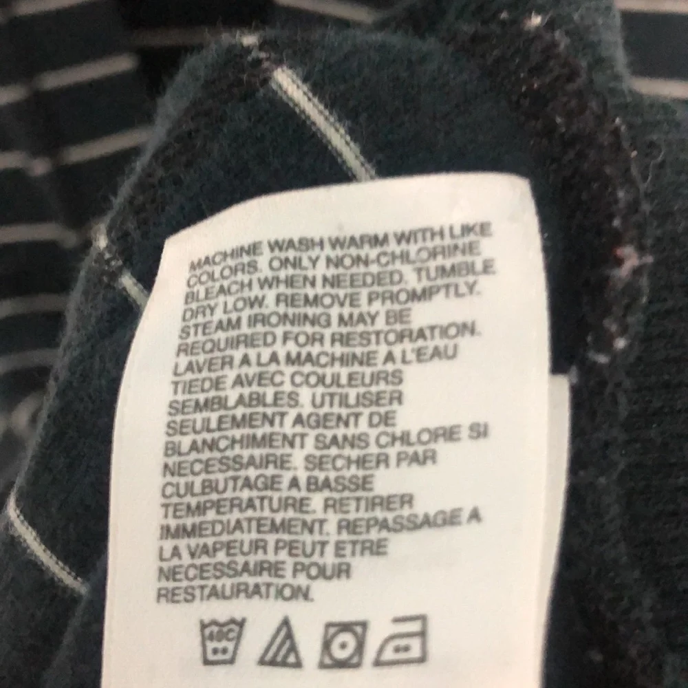 VntgNORTH FACE Hoodie CottonStretch PULLOVER V-neck Kangaroo Pocket EUC - Picture 8 of 8